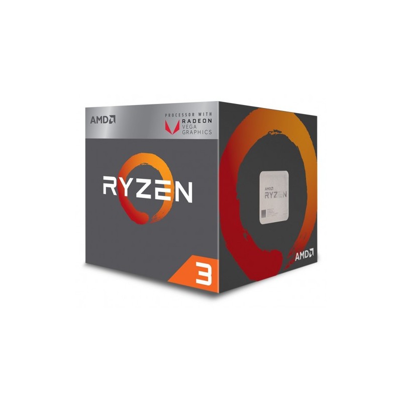 AMD Ryzen 3 2200G procesador 3,5 GHz 2 MB L2 Caja