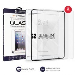 SUBBLIM 2 x Extreme tempered glass para Apple iPad 9.7 2018-17/PRO 9.7/iPad 5