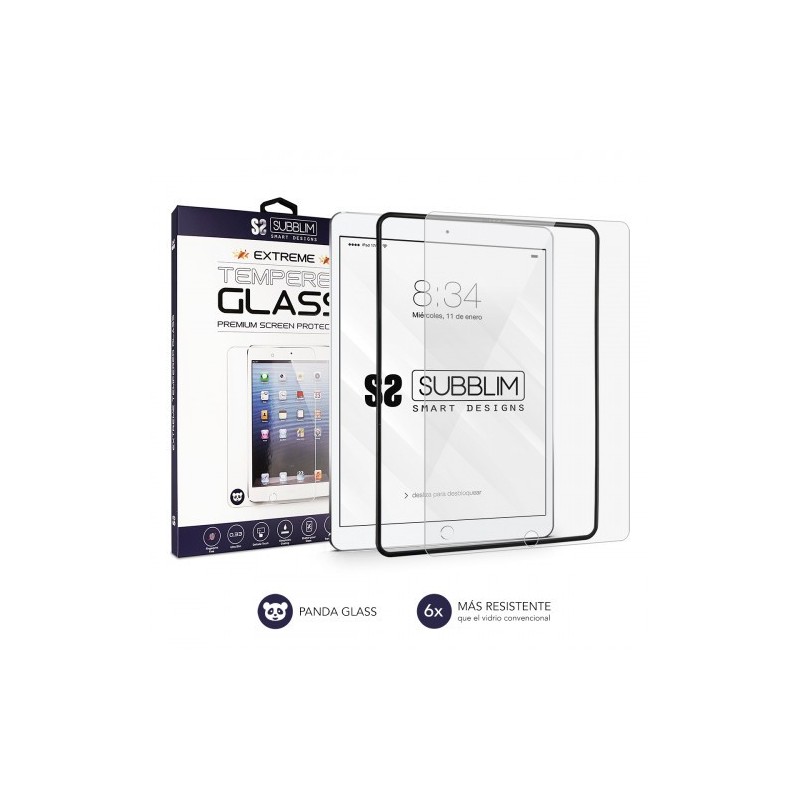 SUBBLIM Extreme tempered glass para Apple iPad 9.7 2018-17/Pro 9.7/iPad 5