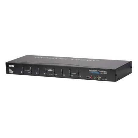 Aten Switch KVM DVI/Audio USB de 8 puertos