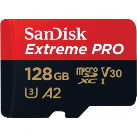 Sandisk 128GB Extreme Pro microSDXC memoria flash Clase 10