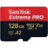 Sandisk 128GB Extreme Pro microSDXC memoria flash Clase 10
