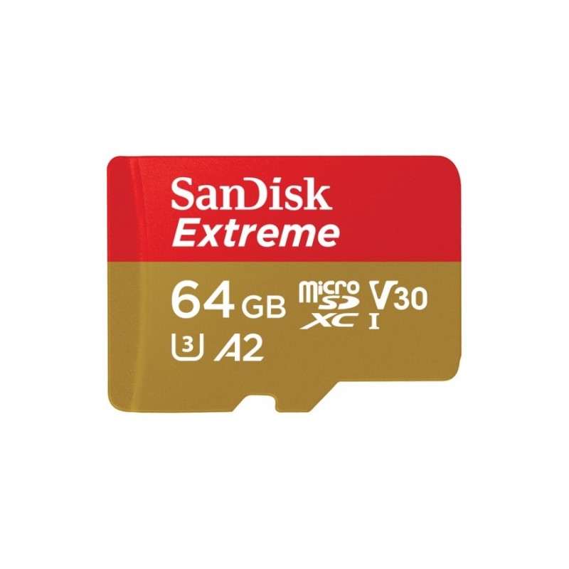 SanDisk Extreme microSDXC UHS-I memoria flash 64 GB Clase 10