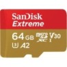 SanDisk Extreme microSDXC UHS-I memoria flash 64 GB Clase 10