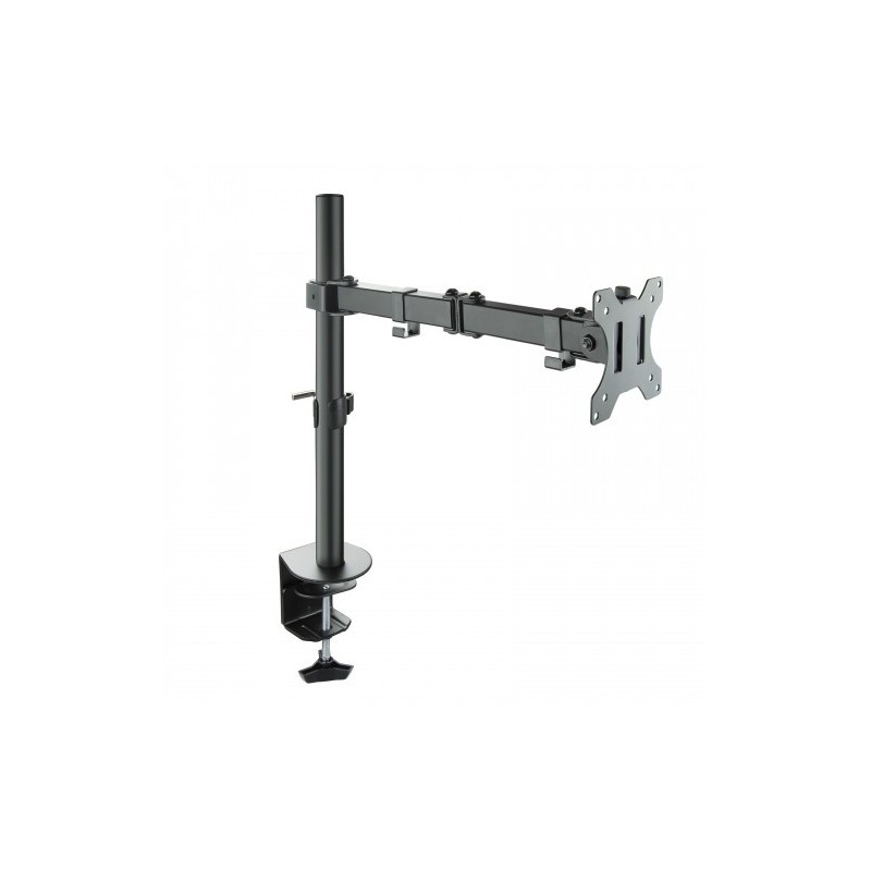 TooQ Soporte de Mesa Giratorio e Inclinable para Pantalla (Monitor / TV Plasma / LCD / LED) 13"-32", de Un Brazo, max 8 kg, Negro