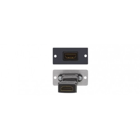 Kramer Electronics W-H(W-HDMI)(B) placa de pared y cubierta de interruptor Negro