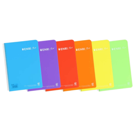 ENRI Plus cuaderno y block 80 hojas Colores surtidos
