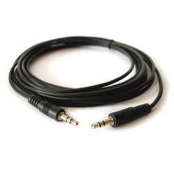 Kramer Electronics C-A35M/A35M-10 cable de audio 3 m 3,5mm Negro