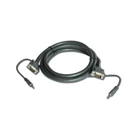 Kramer Electronics C-GMA/GMA-25 7,62 m VGA (D-Sub) + 3,5mm Negro