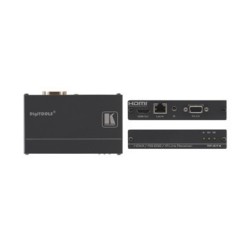 Kramer Electronics TP-574 extensor audio/video Receptor AV Negro