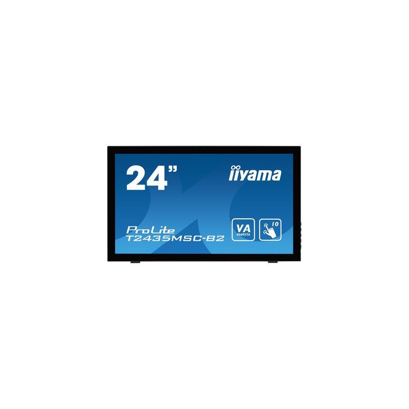 iiyama ProLite T2435MSC-B2 monitor pantalla táctil 59,9 cm (23.6") 1920 x 1080 Pixeles Multi-touch Negro