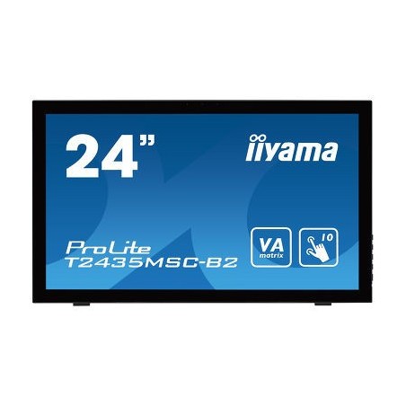 iiyama ProLite T2435MSC-B2 monitor pantalla táctil 59,9 cm (23.6") 1920 x 1080 Pixeles Multi-touch Negro