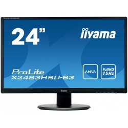 iiyama ProLite X2483HSU-B3 LED display 60,5 cm (23.8") 1920 x 1080 Pixeles Full HD Negro