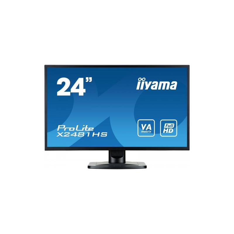 iiyama ProLite X2481HS-B1 LED display 59,9 cm (23.6") 1920 x 1080 Pixeles Full HD Negro