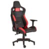 Corsair T1 Race Silla para videojuegos de PC Negro, Rojo