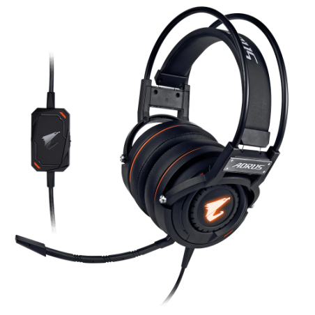 Gigabyte AORUS H5 Auriculares Diadema Conector de 3,5 mm Negro