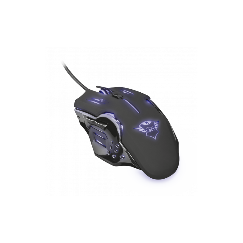 Trust GXT 108 Rava ratón USB tipo A Óptico 2000 DPI mano derecha