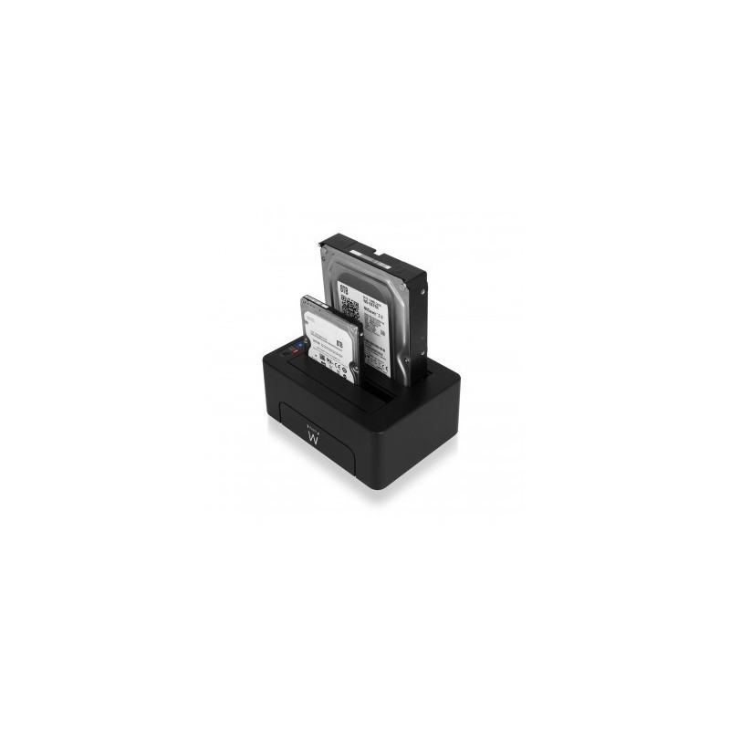Ewent EW7014 base de conexión para disco duro Negro