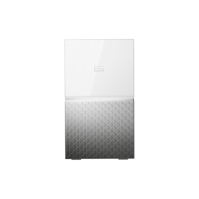 Western Digital MY CLOUD HOME Duo dispositivo de almacenamiento personal en la nube 6 TB Ethernet Plata, Blanco