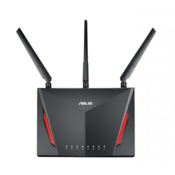 ASUS RT-AC86U router inalámbrico Gigabit Ethernet Doble banda (2,4 GHz / 5 GHz) Negro