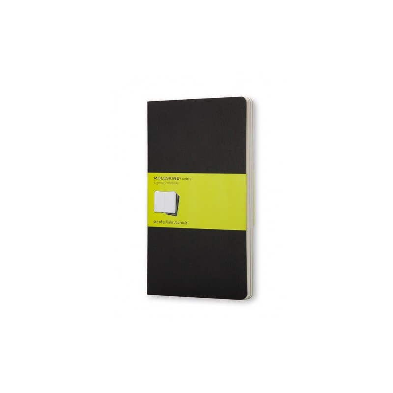 SET DE 3 LIBRETAS CAHIER NEGRAS P (9X14CM) LISA MOLESKINE QP313