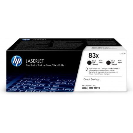 HP 83X TONER HP83X NEGRO (CF283XD)