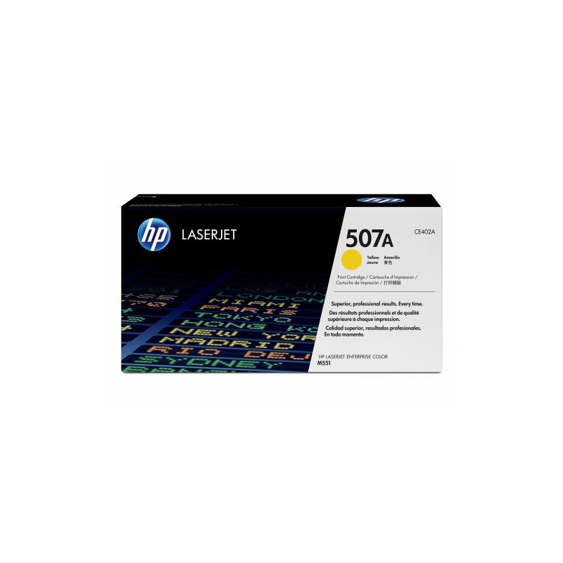 HP 507A TONER HP507A AMARILLO (CE402A)