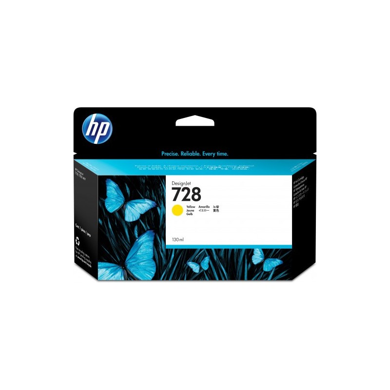 HP 728 CARTUCHO DE TINTA HP728 AMARILLO (F9J65A)