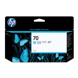 HP Cartucho de tinta 70 cian claro de 130 ml