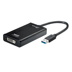j5create JUA330U adaptador de cable USB 3.0 HDMI Negro