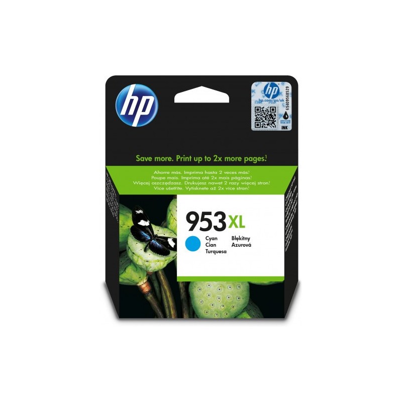 HP 953XL CARTUCHO DE TINTA HP953XL CIAN (F6U16AE)