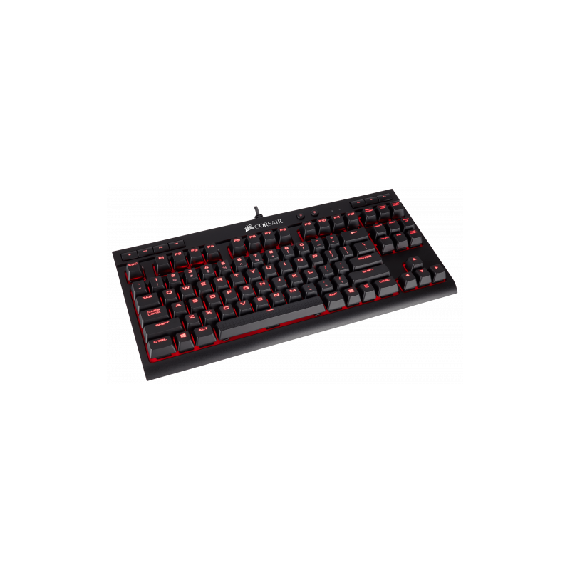 Corsair K63 teclado USB Español Negro, Rojo