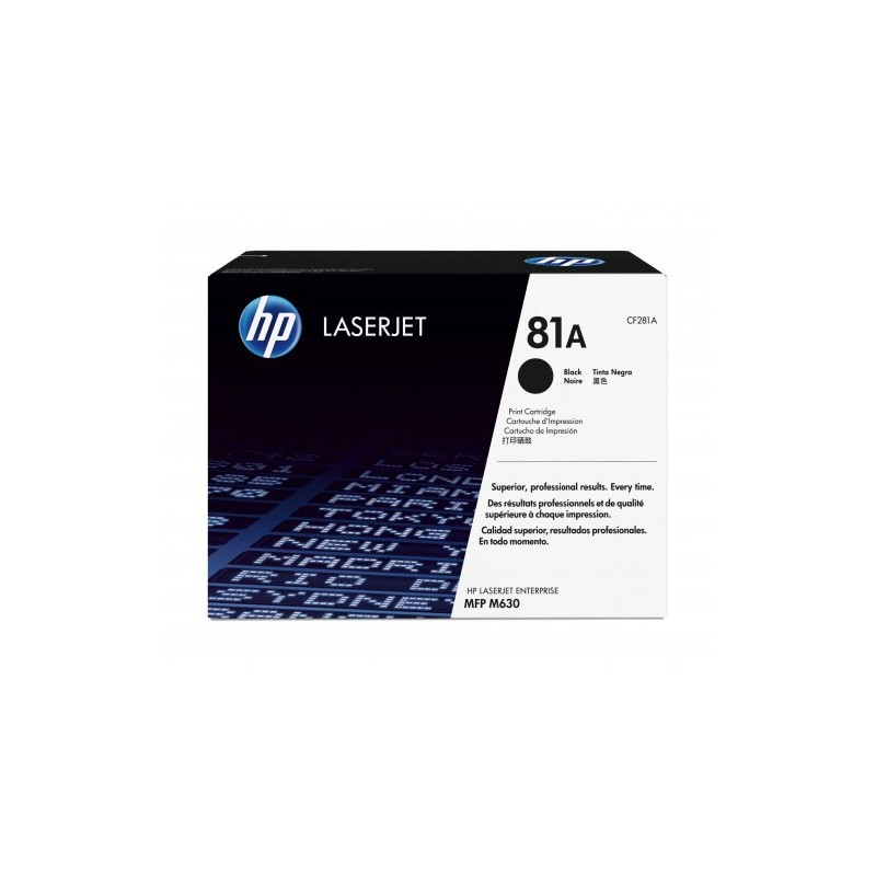 HP 81A TONER HP81A NEGRO (CF281A)