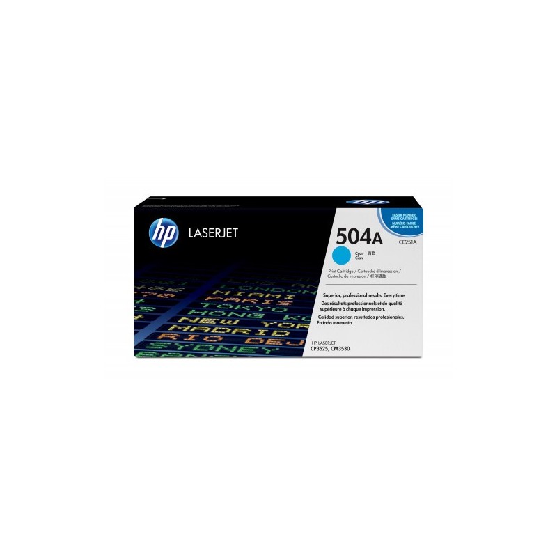 HP 504A TONER HP504A CIAN (CE251A)