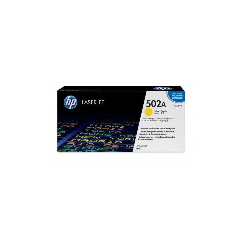 HP 502A TONER HP502A AMARILLO (Q6472A)