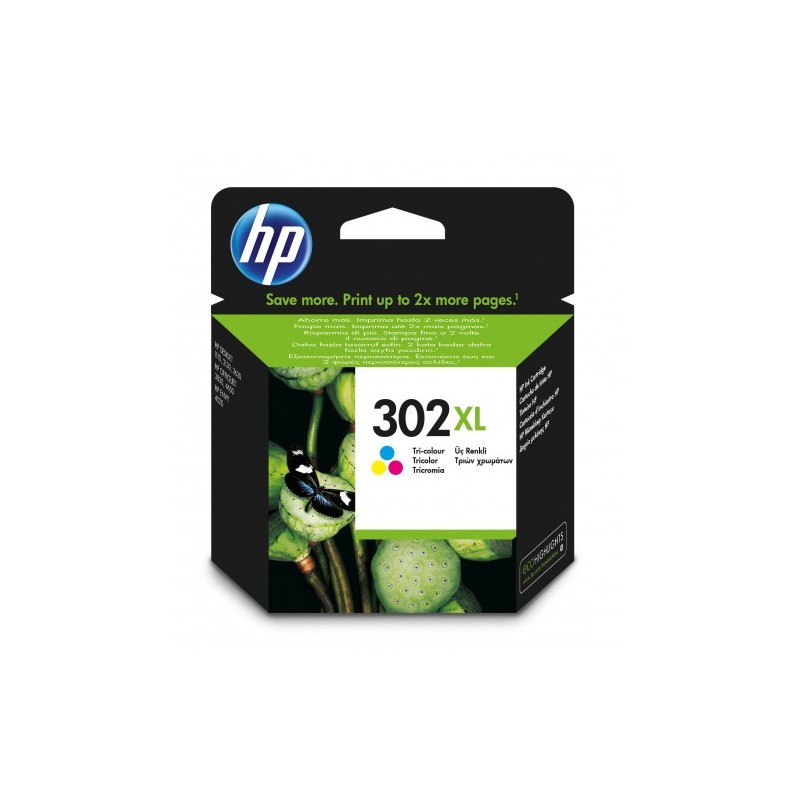 HP 302XL CARTUCHO DE TINTA TRICOLOR HP302XL (F6U67AE)
