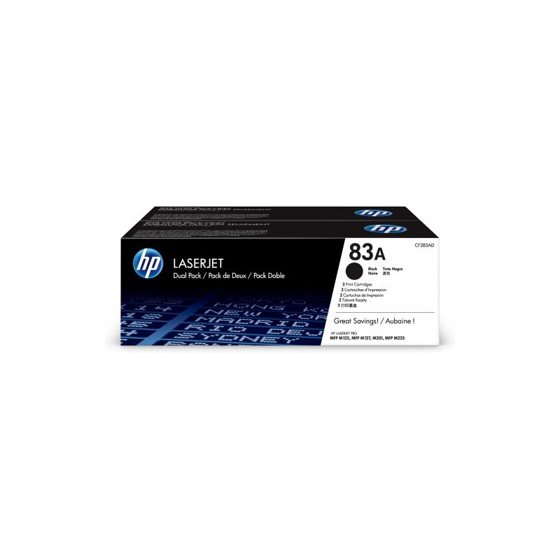 HP 83A TONER HP83A NEGRO (CF283AD)