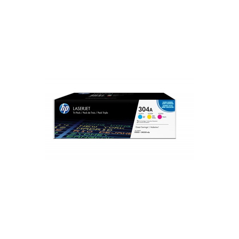 HP 304A TONER HP304A TRICOLOR (CF372AM)