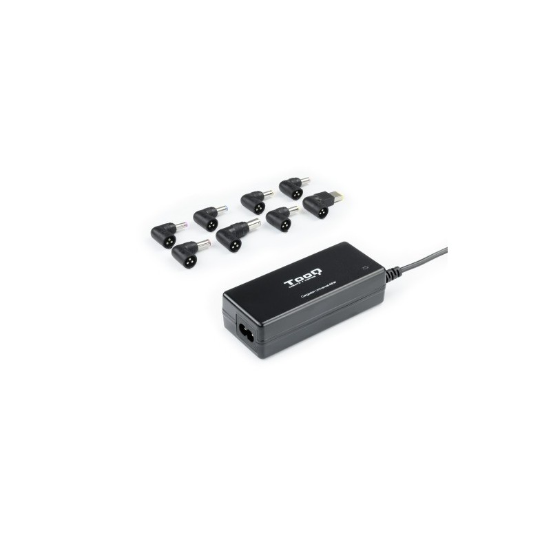 TooQ TQLC-65BS02AT adaptador e inversor de corriente Interior 65 W Negro
