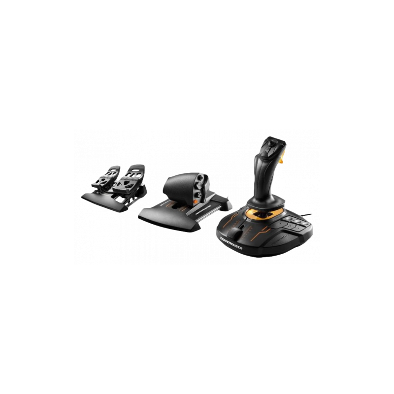 Thrustmaster T.16000M FCS Flight Pack Palanca de mando Mac,PC Analógico/Digital USB Negro