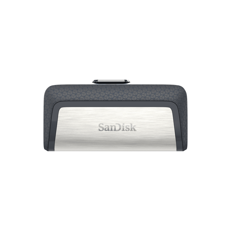 SanDisk Ultra Dual Drive USB Type-C unidad flash USB 64 GB USB Type-A / USB Type-C 3.2 Gen 1 (3.1 Gen 1) Negro, Plata