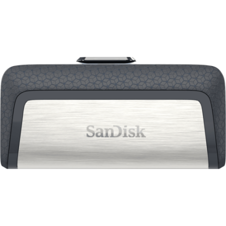 SanDisk Ultra Dual Drive USB Type-C unidad flash USB 64 GB USB Type-A / USB Type-C 3.2 Gen 1 (3.1 Gen 1) Negro, Plata