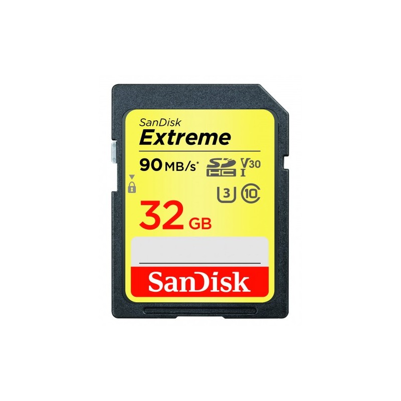 SanDisk Extreme memoria flash 32 GB SDHC UHS-I Clase 10
