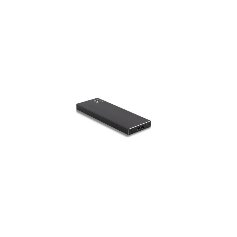Ewent EW7023 caja para disco duro externo Caja externa para unidad de estado sólido (SSD) Negro