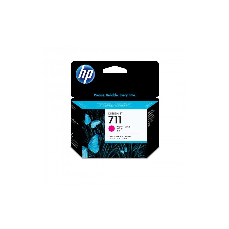 HP 711 PACK 3 CARTUCHOSS DE TINTA HP711 MAGENTA (CZ135A)