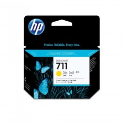 HP Pack de ahorro de 3 cartuchos de tinta DesignJet 711 amarillo de 29 ml