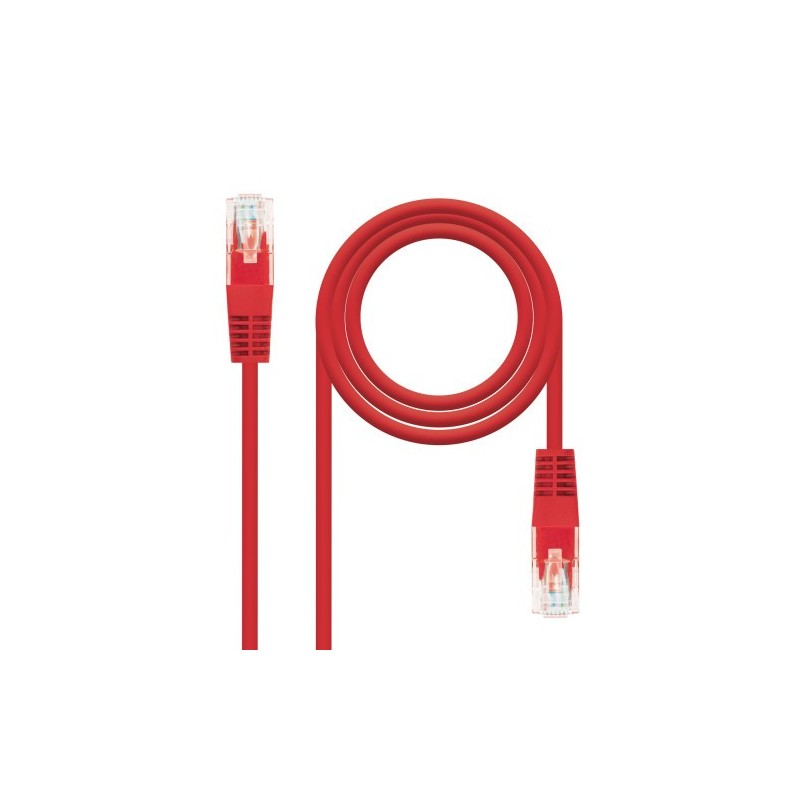 Nanocable 10.20.0101-R cable de red Rojo 1 m Cat5e U/UTP (UTP)