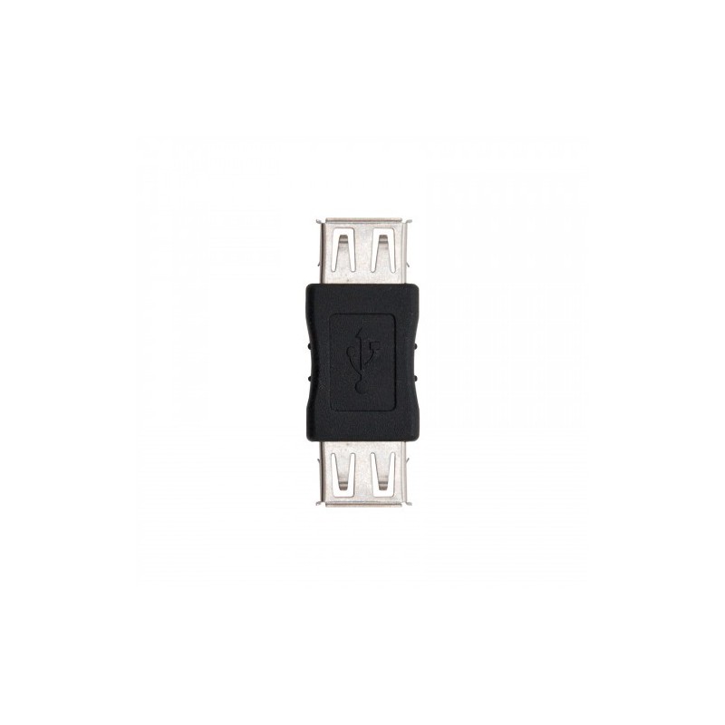 Nanocable 10.02.0001 cambiador de género para cable USB 2.0 Negro