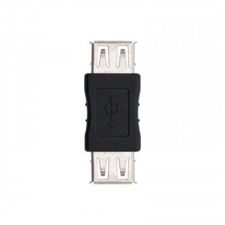 Nanocable 10.02.0001 cambiador de género para cable USB 2.0 Negro