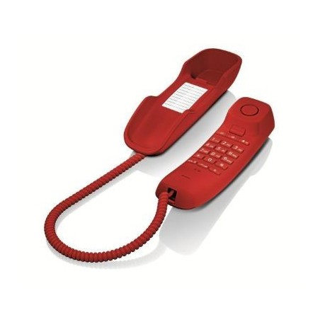 Gigaset DA210 Teléfono analógico Rojo
